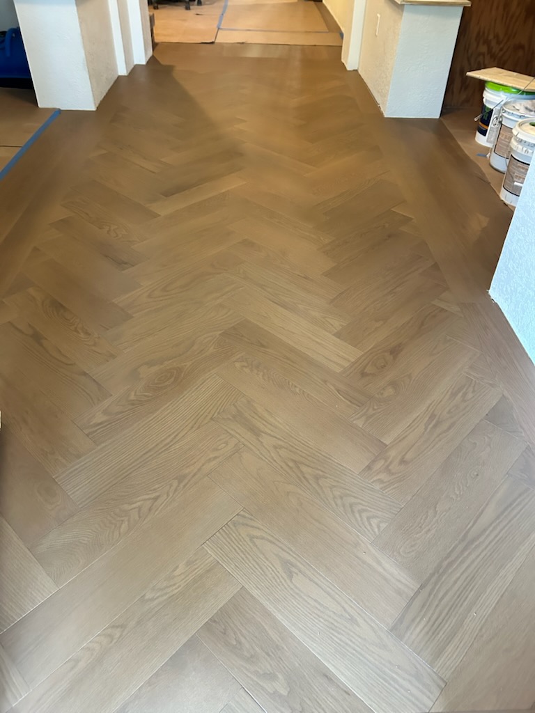LVP flooring project — contemporary style throughout home