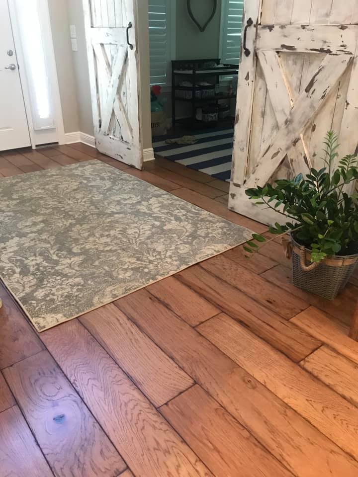Stair treads — oak steps with custom nosing
